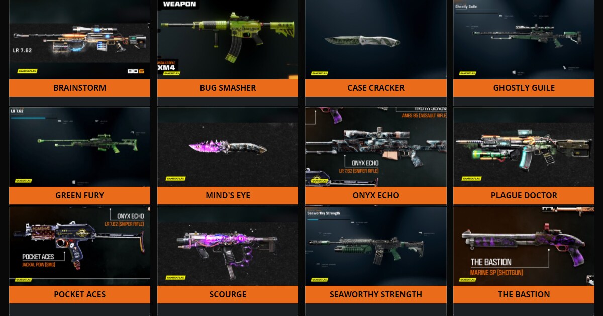 Call of duty black ops 6 all black ops 6 blueprints list and